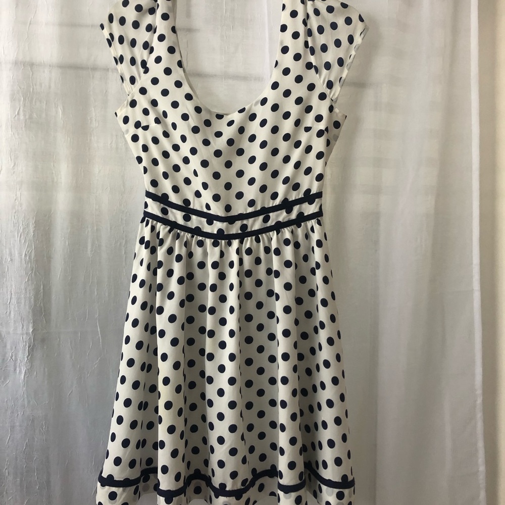 Luca couture polka dot dress